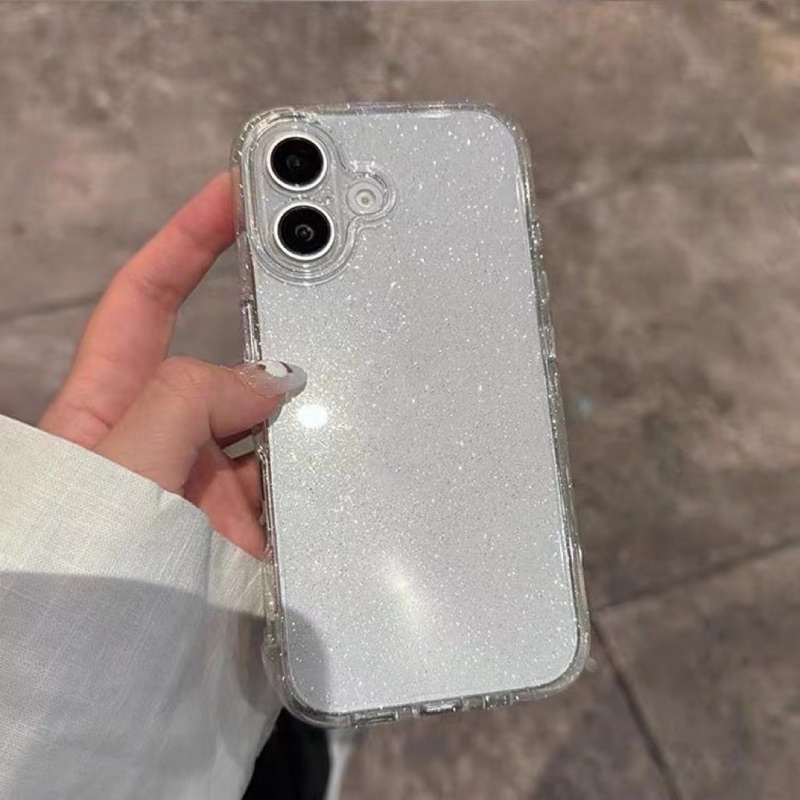 สีใสกากเพชร 17promax สำหรับรุ่นไอโฟนi16 16Pro 16Promax for iPhone16 Pro max 16plus  16 Pro max 17 17pro 17 pro max - รูปที่ 4