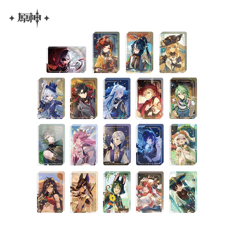 preorder Genshin Impact Acrylic Liquid Glitter เกนชิน อิมแพค กลิตเตอร์ไหล