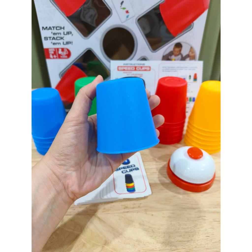พร้อมส่งจากไทย  Family game  เกมพัฒนาการความคิด ความสามารถ ชุดQuick Cups เกมเรียงแก้วสีตามการ์ด กล่องใหญ่ ราคา ถูกที่สุด ดีลบีเคเค แกลเลอรีภาพที่ 7
