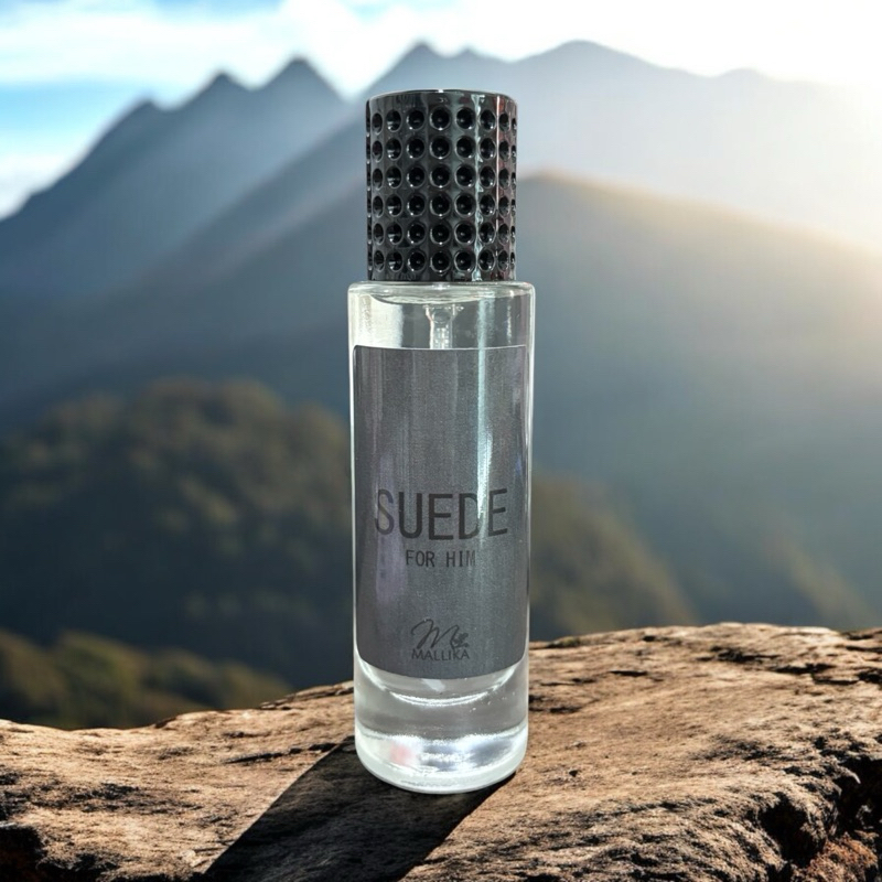 น้ำหอม MALLIKA SUEDE FOR HIM หอมเย็น สดชื่น เท่ๆ สบายๆ หอมเป๊ะ เหมือนในshop CCOO น้ำหอมผู้ชาย น้ำหอมUnisex
