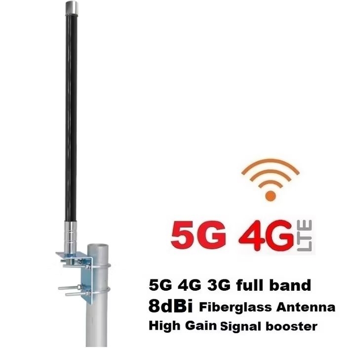 5G 4G 8dBi Fiberglass Antenna IP67 Base station Outdoor Long range 600~6000Mhz