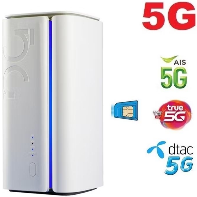5G WiFi 6 Router 5G เราเตอร์ ใส่ซิม รองรับ 5G 4G AIS DTAC TRUE NT   No.060724