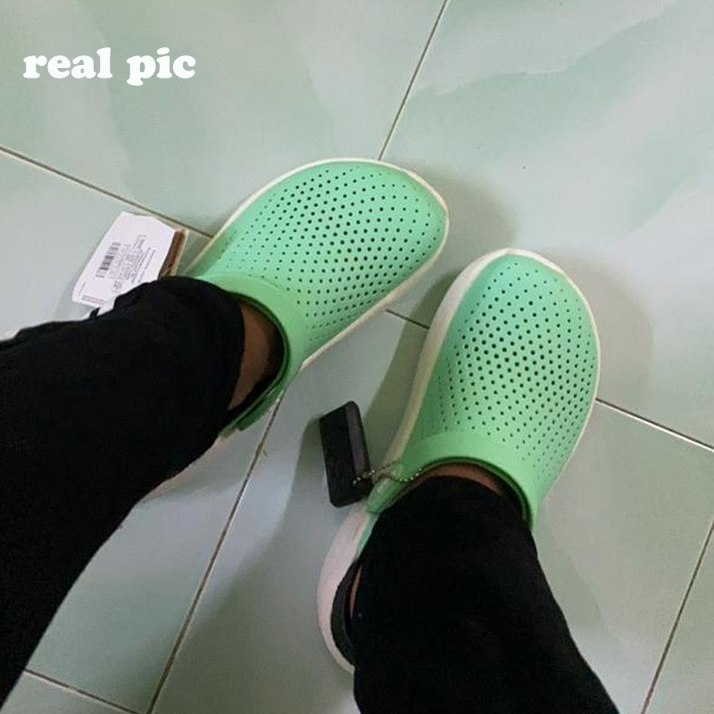 พร้อมส่ง!! Crocs แท้ LiteRide Clog รองเท้าแตะ รองเท้าลำลองผู้หญิง ถูกกว่าshop