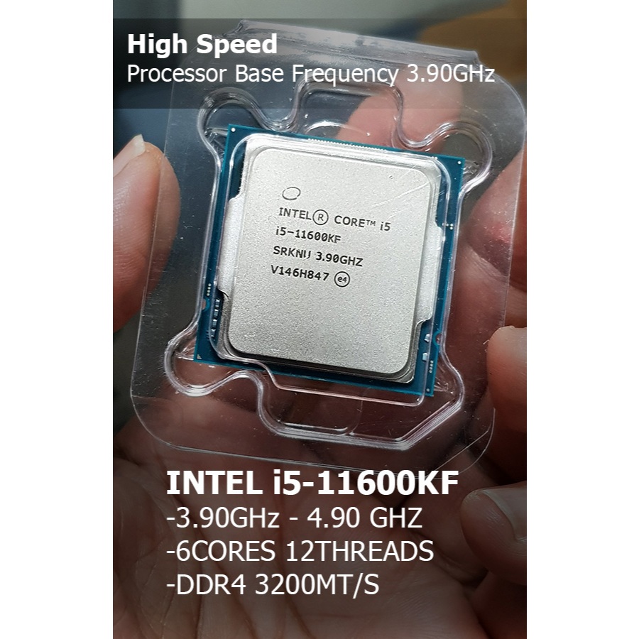i5 11600KF 3.90GHz Gen11 บัส 3200MHz ทำงานเขียนแบบ วิศวกรรม สถาปัตยกรรม Animation 2D 3D ตัดต่อวิดีโอ