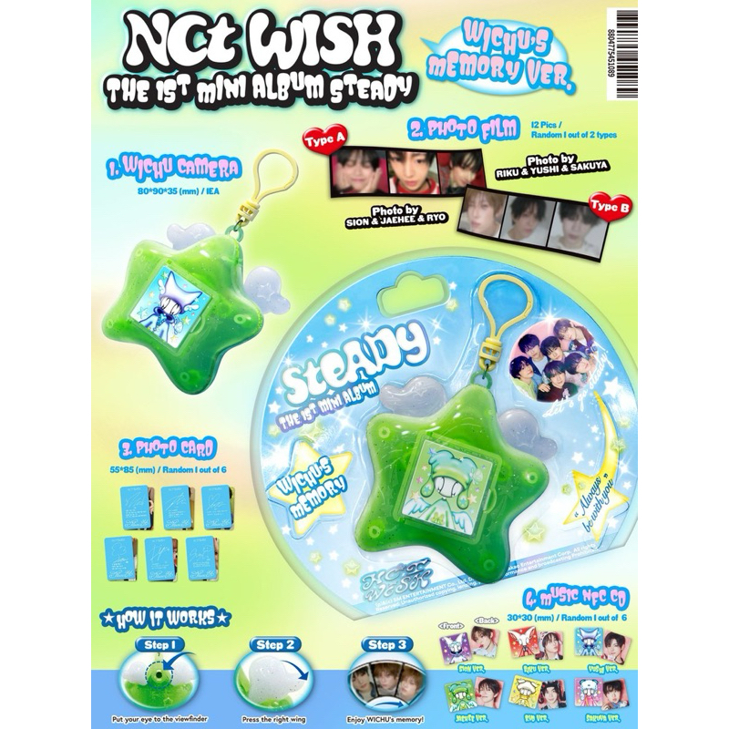 NCT WISH Steady (Keyring Ver) wichu