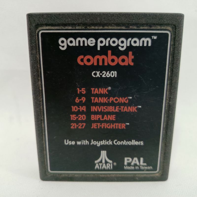 ตลับเกม Atari และ Atari2600 เกม Combat หรือ Tank