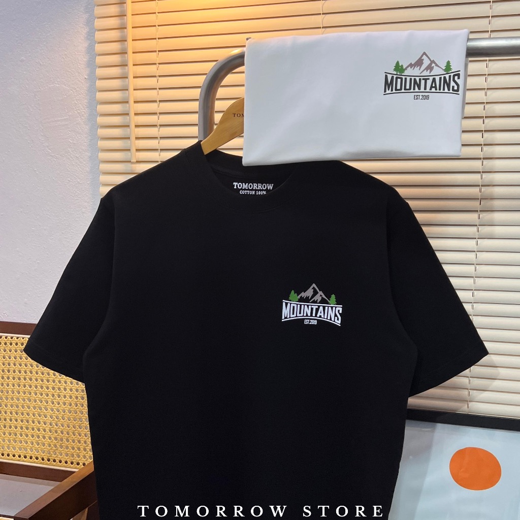TOMORROW- เสื้อOVERSIZE/Premium รุ่น T-2017 mountains