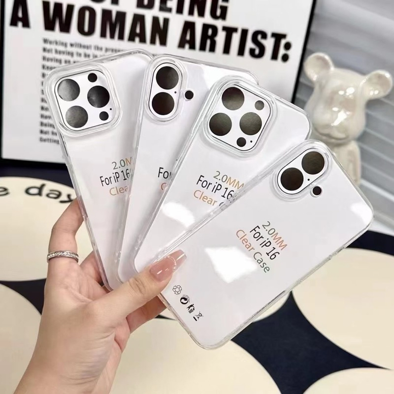เคสใสนิ่ม สำหรับ iPhone 16 pro max / 16 pro / 16 plus / 16  เคสใสนิ่ม  เคสโทรศัพท์ ไอโฟน TPU ใส