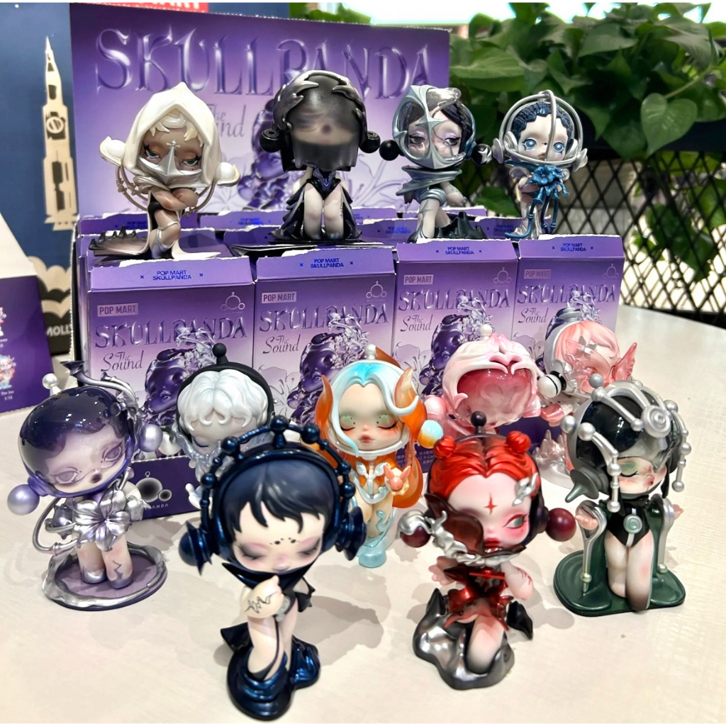 POP MART SKULLPANDA The Sound series [ยกกล่อง] SKULL PANDA  พร้อมส่ง