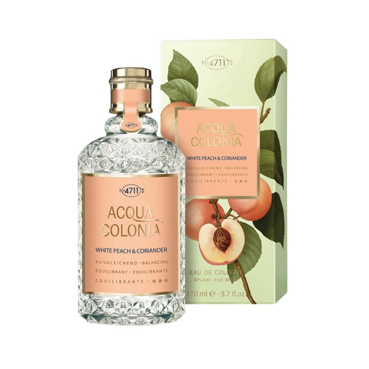 4711 Acqua Colonia White Peach & Coriander by Maurer & Wirtz   170 ml. กล่องซีล