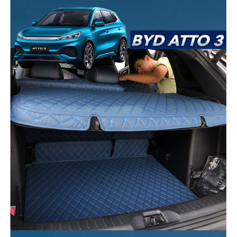 กดชมคลิปการติดตั้งแบบง่ายๆๆ(ปิดเบาะ+ท้ายรถ)BYD ATTO3 EV ช่วยให้หลังเบาะสะอาด ด้วยการSave ขนสักราขหลังเบาะ ให้ใหม่เสมอ