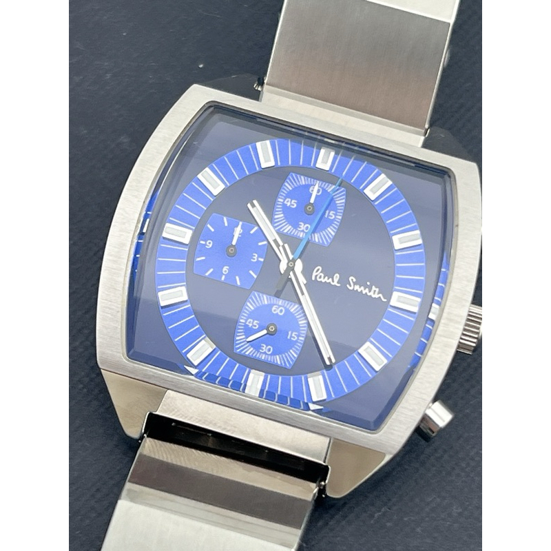 ⌚️Paul smith 🇬🇧0530-H00893 Paul Smith Chronograph Square Men's Quartz 🆕💯💯 ของใหม่ในซีล