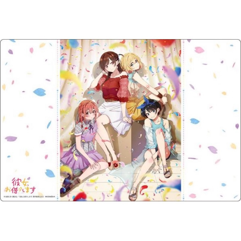 [Playmat Bushiroad 0006] Rubber Mat Collection Rent-A-Girlfriend Season Key Visual - Playmat,เพลแมท