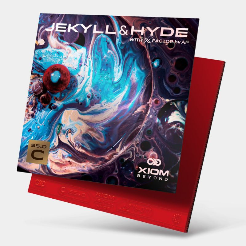 ยางปิงปอง Xiom Jekyll & Hyde C55.0 ฟองน้ำMax