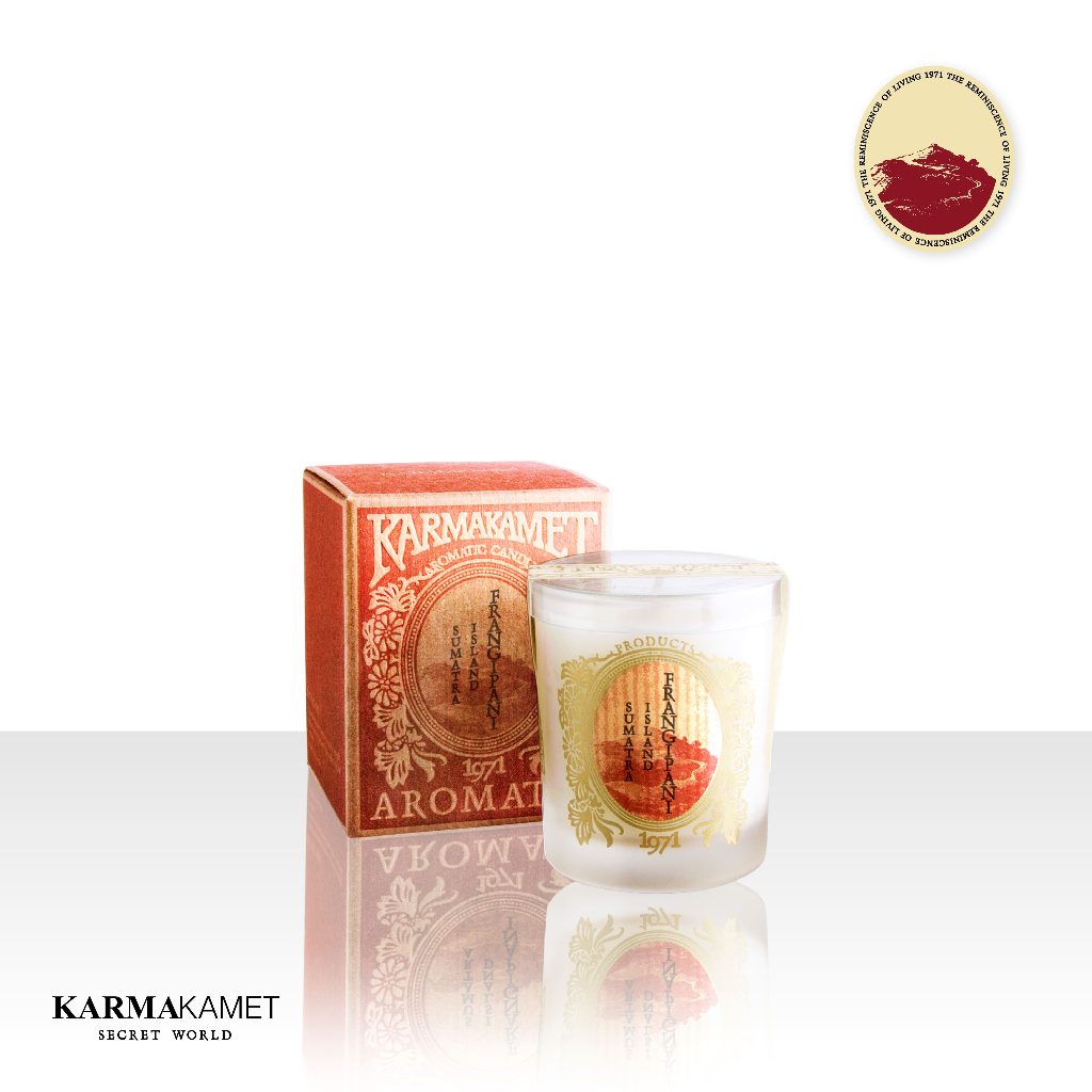 KARMAKAMET | Aromatic Petite Glass Candle | คามาคาเมต เทียนหอม ตกแต่งบ้าน ปรับอากาศ ผ่อนคลาย ของขวัญ
