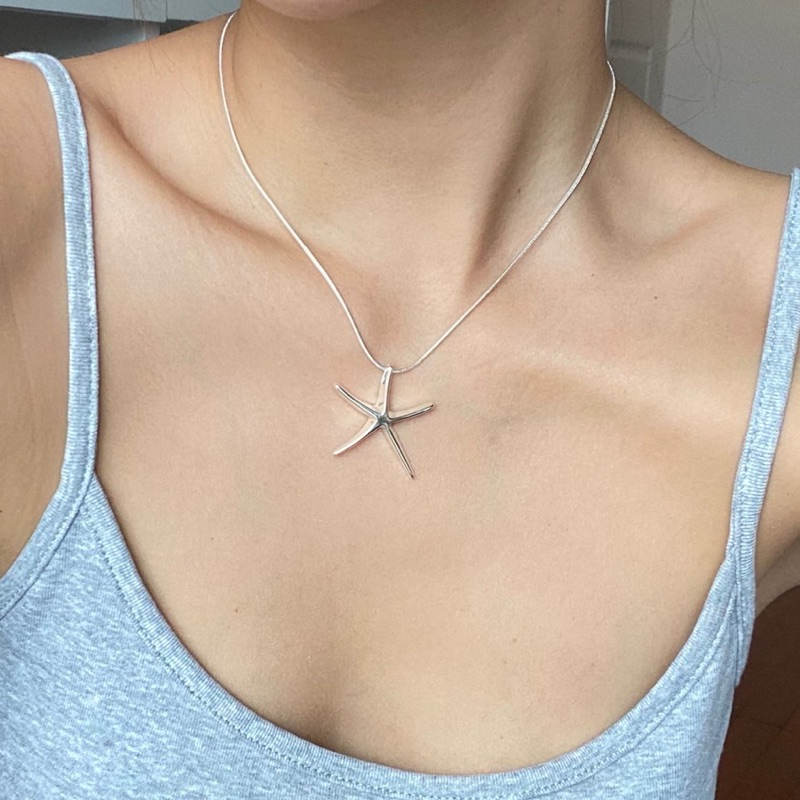 สร้อยคอ Starfish Charm Necklace - wheniloveilove