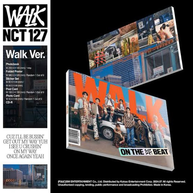 พร้อมส่ง NCT127 Walk The 6th Album