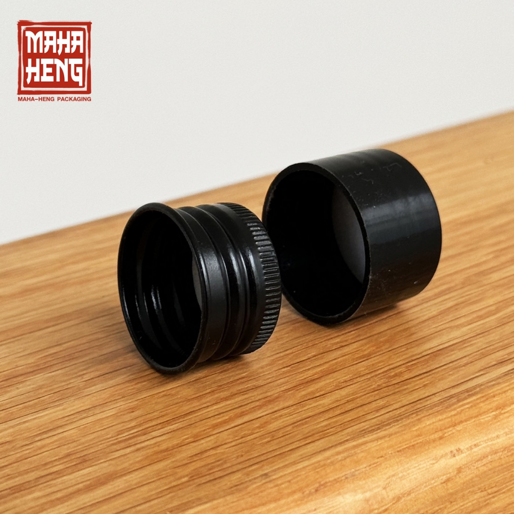 ฝาปิดขวด คอ 24mm และ 28mm อลูมิเนียมและพลาสติก แพ็คละ 5 ชิ้น มหาเฮงบรรจุภัณฑ์