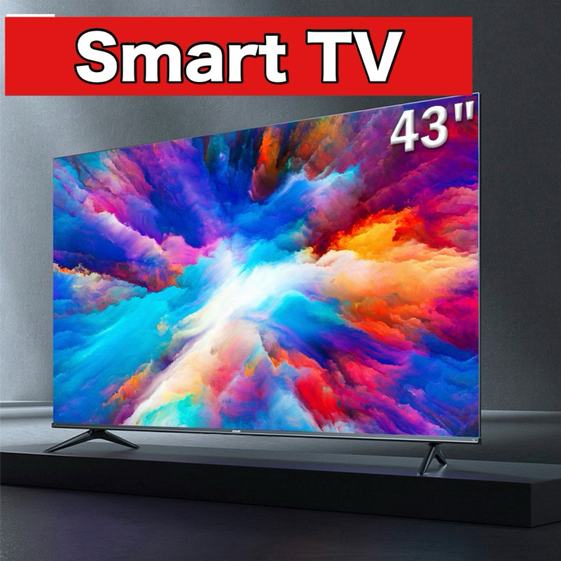 Smart Tv 43” ทีวี Wi-Fi ดูหนัง ฟังเพลงจาก YouTube Netflix