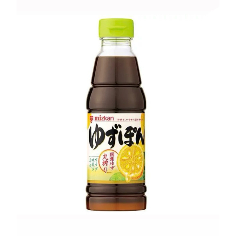 ยูสุปอนซึ YUZUPON MIZKAN 360 ml. Yuzu Ponzu ปอนซึซอส พอนซึ ผสมส้มยูสุ ซอสเปรี้ยวญี่ปุ่น มิซกัน  น้ำจ
