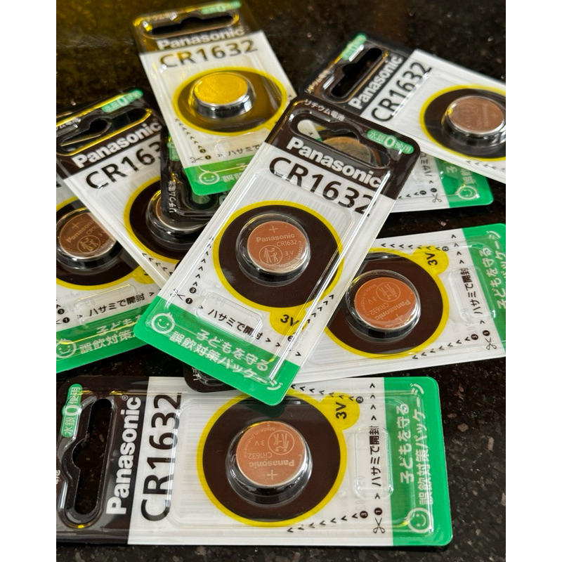 ถ่านกระดุมใส่กับมือเกียร์ 105 Di2 Panasonic รุ่น CR1632 3V Lithium Button Cell Battery (ของแท้นำเข้า