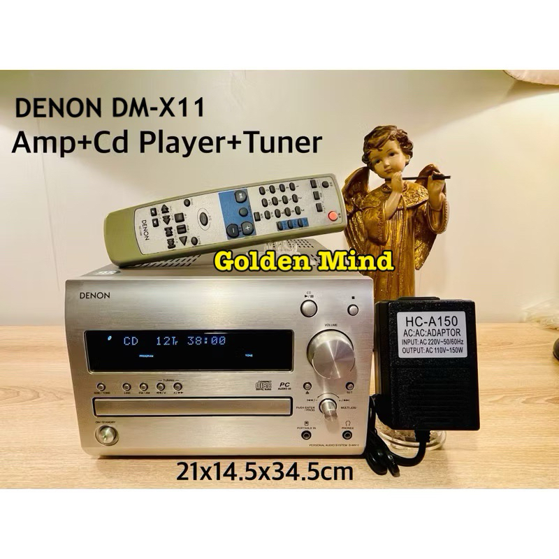 A-01-180224 DENON D-MX11 เครื่องขยายเสียงมือสองจากประเทศญี่ปุ่น 20+20W 6ohms