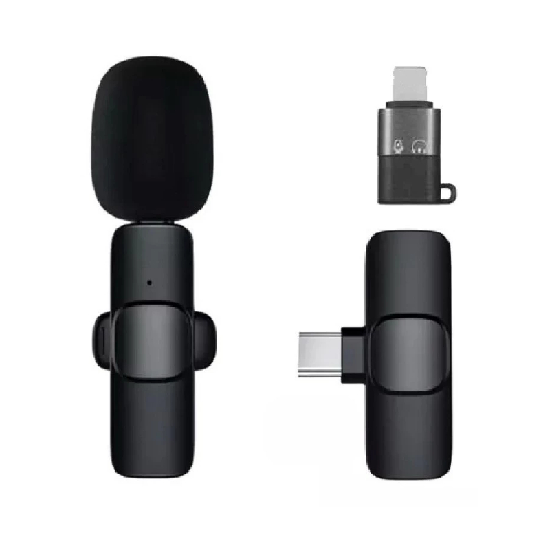 ไมโครโฟนไร้สาย ไมค์ไลฟ์สด แบบพกพา Wireless Microphone