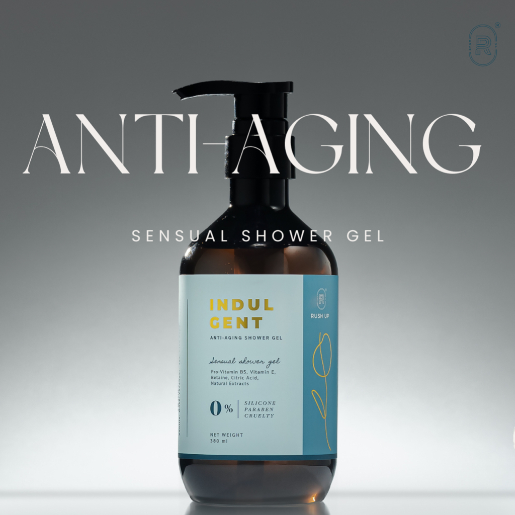 RUSH UP INDULGENT Anti-Aging Shower Gel รัชอัพ อินดัลเจนท์ เจลอาบน้ำชะลอวัยผิว (กลิ่น วานิลลา)