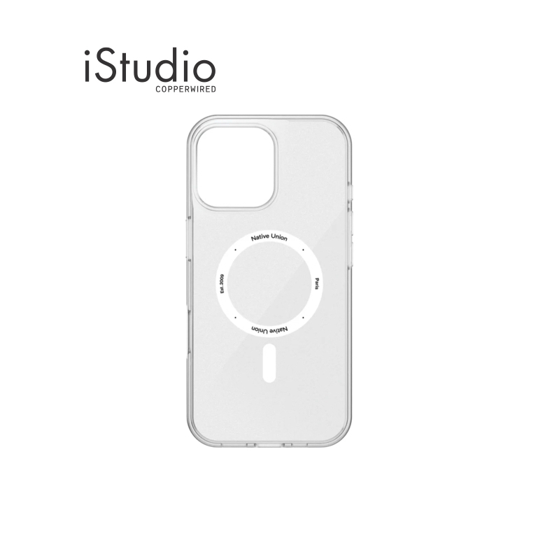NATIVE UNION เคสกันกระแทก iPhone 16 Series Native Union Clear I iStudio by copperwired