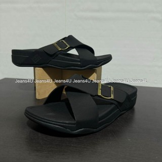 รองเท้าแตะแบบสวน ไซส์ผู้ชาย สาย X ลายเข็มขัด