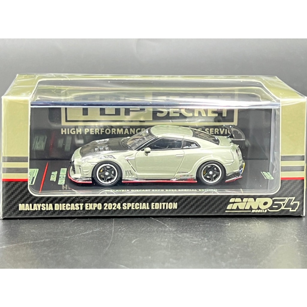 INNO64 MALAYSIA DIECAST EXPO 2024 (MDX24) NISSAN GT-R R35 "TOP SECRET"