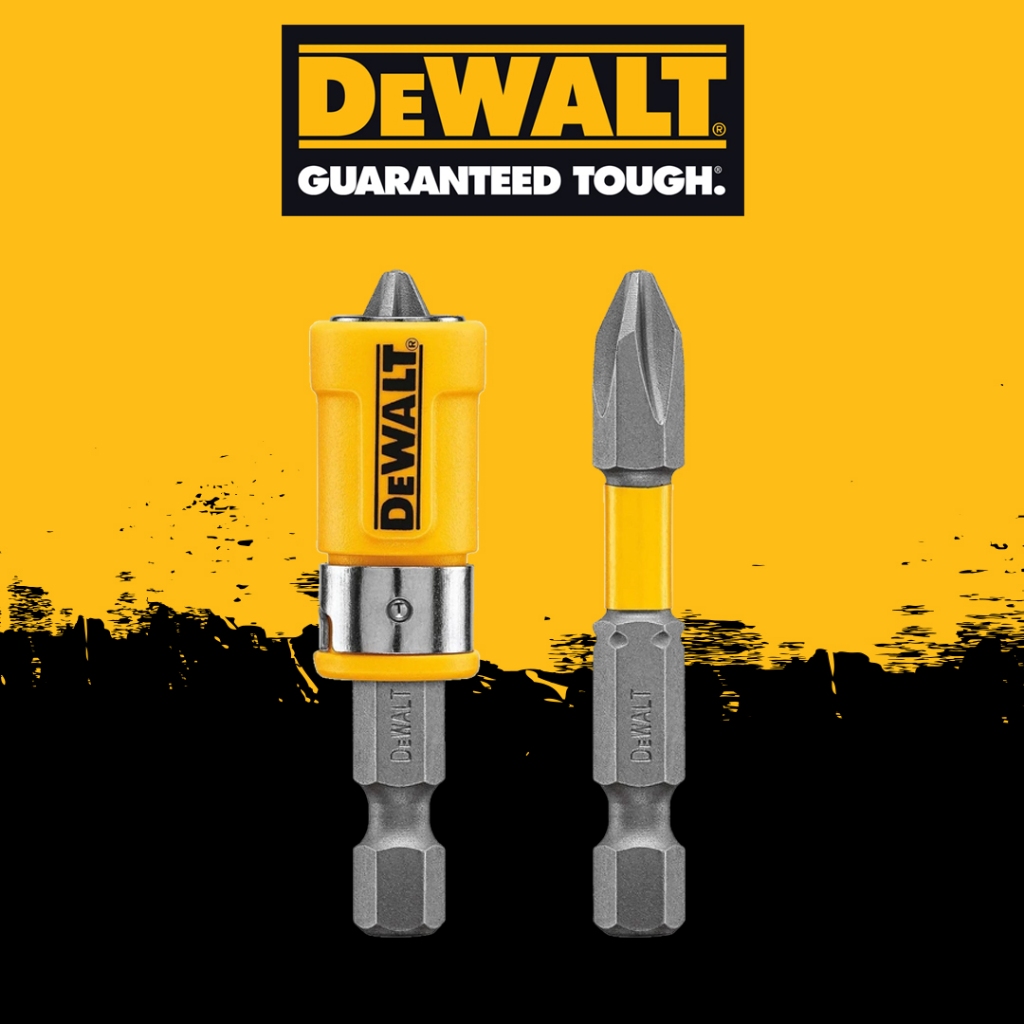 DEWALT ไขควงพร้อมปลอกแม่เหล็ก รุ่น ดูดแรงพิเศษ ของแท้100%