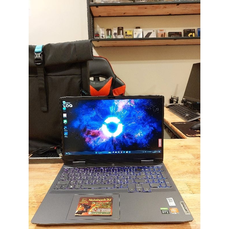 Lenovo LOQ15-82XT000JTA R7-7840HS RTX4060 RAM16GB.DDR5 SSD1TB.Gen4 สภาพนางฟ้า99.9%