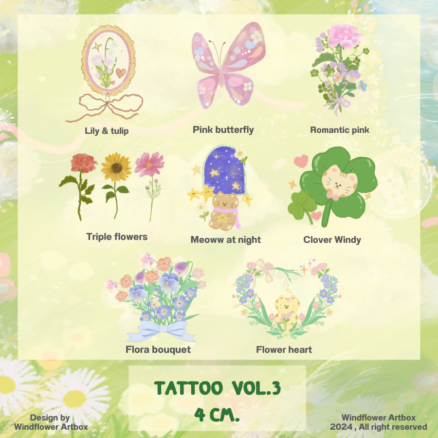 Tattoo Windflower Vol.3