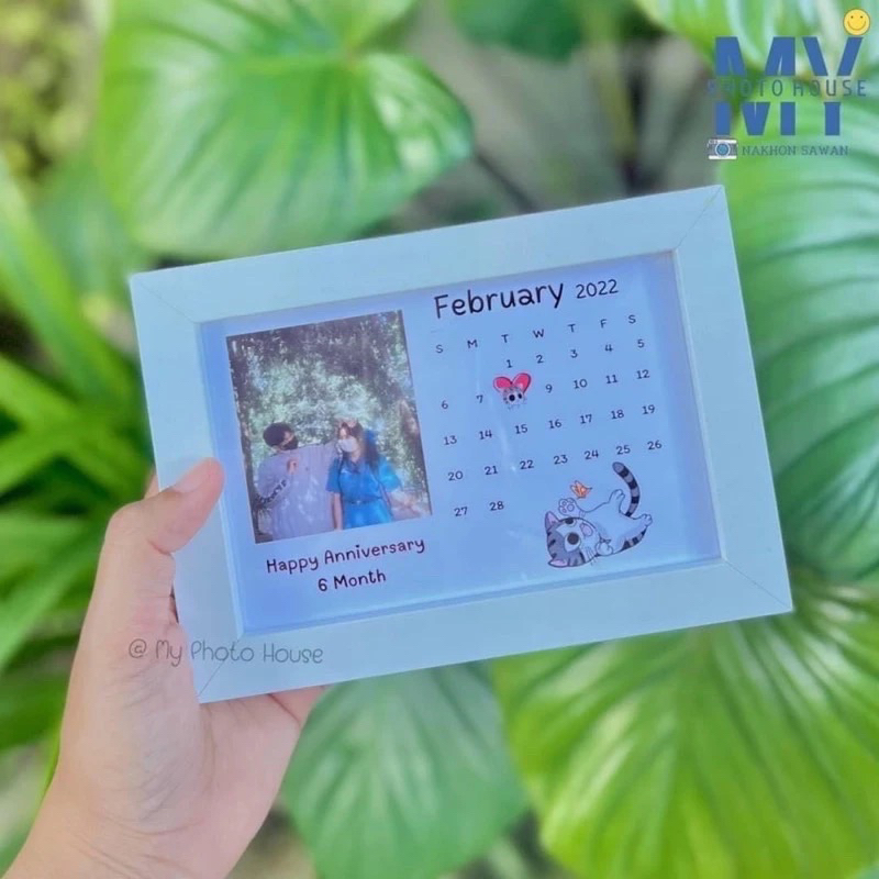 กรอบรูปของขวัญ พร้อมรูป 4x6 นิ้ว ออกแบบฟรี ของขวัญ