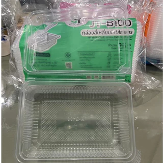 กล่องอาหาร กล่องข้าว JT-B912 JT-B112 (2ช่อง) JT-B99 JT-B100 JT-B916 (1ช่อง) ฝาติดในตัว เข้าไมโครเวฟได้ มีรูระบายอากาศ