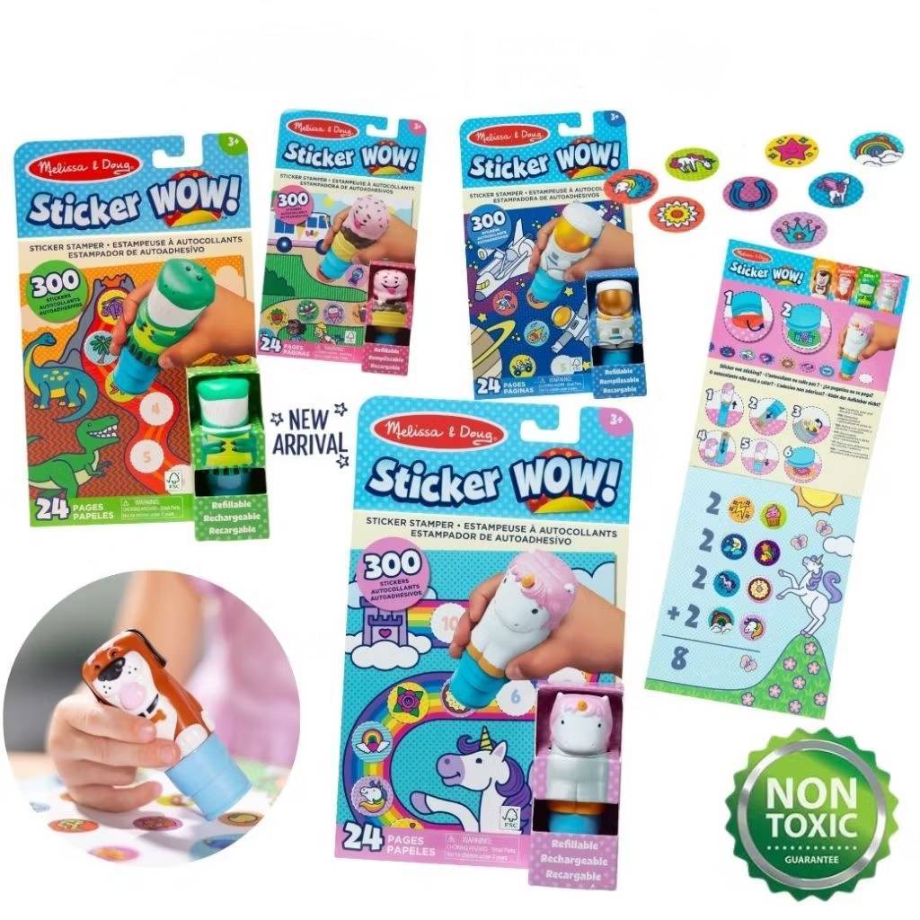 Melissa & Doug Sticker WOW! Activity Pad & Sticker Stamper