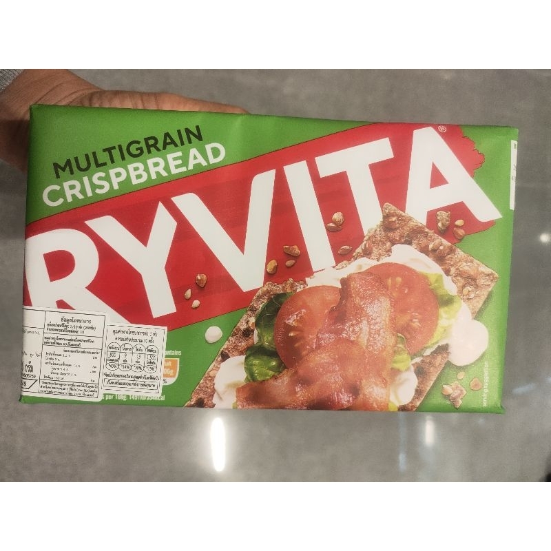 Ryvita Multi Grain ข้าวไรย์  ผสมบัควีต ถั่วเหลือง,งา,เมล็ดลิน ชนิดแผ่น 250กรัม