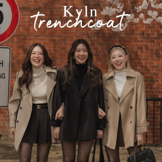 ซื้อ Kyln trenchcoat เทรนโค้ทตัวสั้น ผ้า cotton twill high quality งานดีมากค่ะ