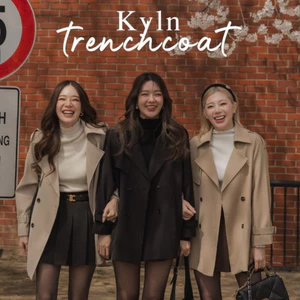 Kyln trenchcoat เทรนโค้ทตัวสั้น ผ้า cotton twill high quality งานดีมากค่ะ