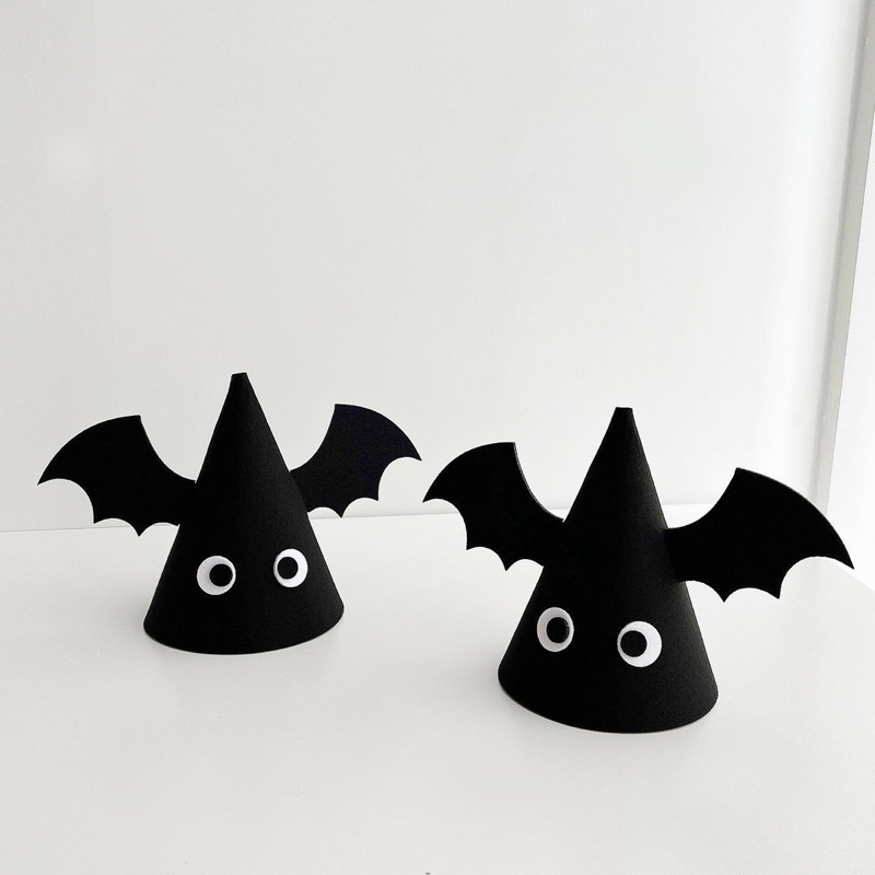 [พร้อมส่ง] หมวกค้างคาว หมวกฮาโลวีน หมวกHalloween พรอพถ่ายรูป ตกแต่งปาร์ตี้