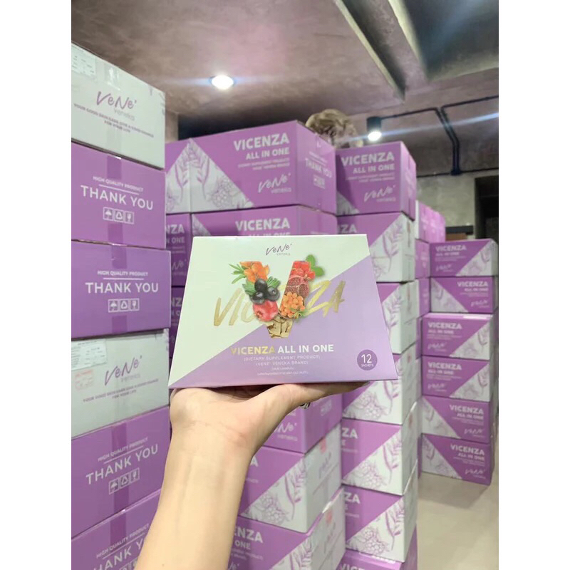 แท้ล๊อตล่าสุด ซื้อ2แถม 1 VENE VENEKA VICENZA ALL IN ONE FIR เวเน่ออลอินวัน เวเน่คอลลาเจน วิตามินผิวขาว