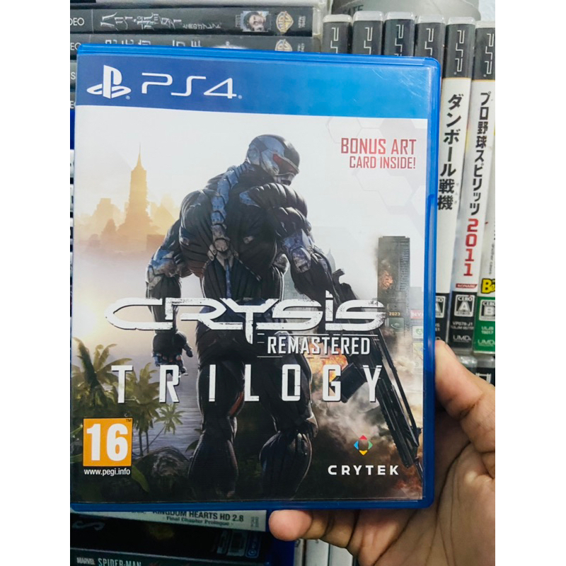 CRYSIS REMASTERED มัดรวม 3 ภาคแผ่น ps4 มือสอง