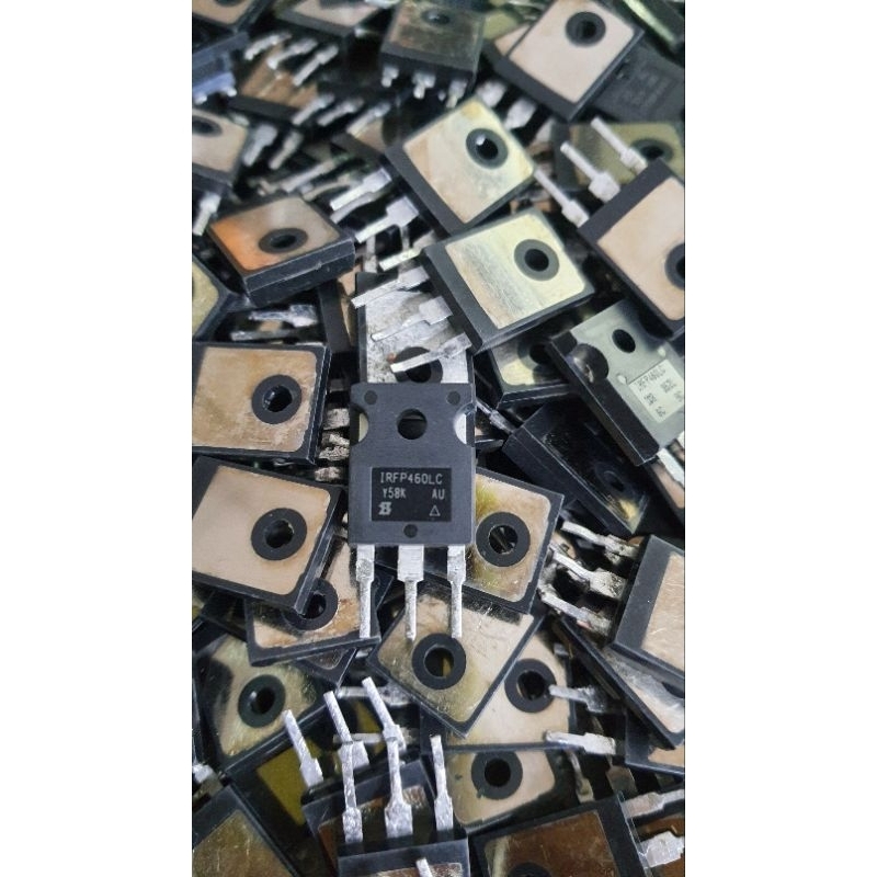ของถอด มือสอง 2ชิ้น irfp460 IRFP460LC รุ่นตัวเงาของแท้ มอสเฟตความถี่สูง สำหรับซ่อมภาคจ่ายไฟระบบสวิทช