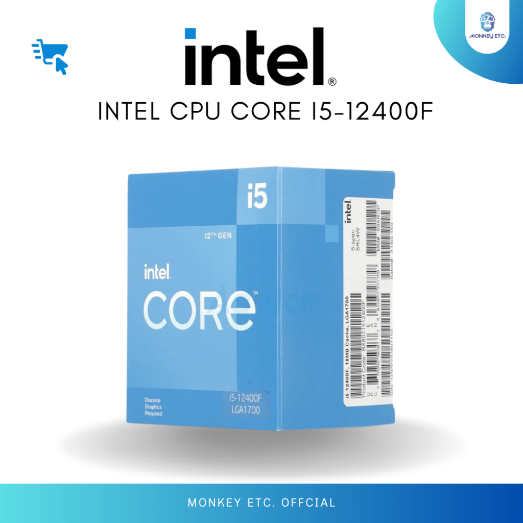 INTEL CPU CORE I5-12400F LGA 1700