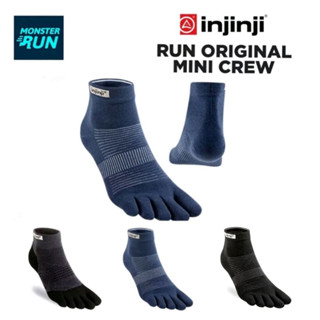 ถุงเท้าวิ่งแยกนิ้ว Injinji Run Original Weight Mini Crew Uni…