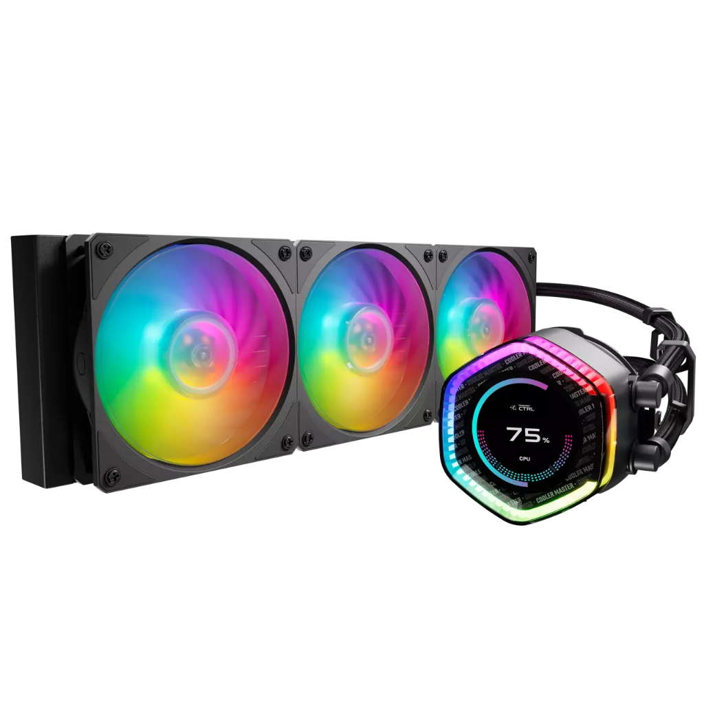 Cooler Master MasterLiquid 360 ION LCD Display Close-Loop AIO Liquid Cooler