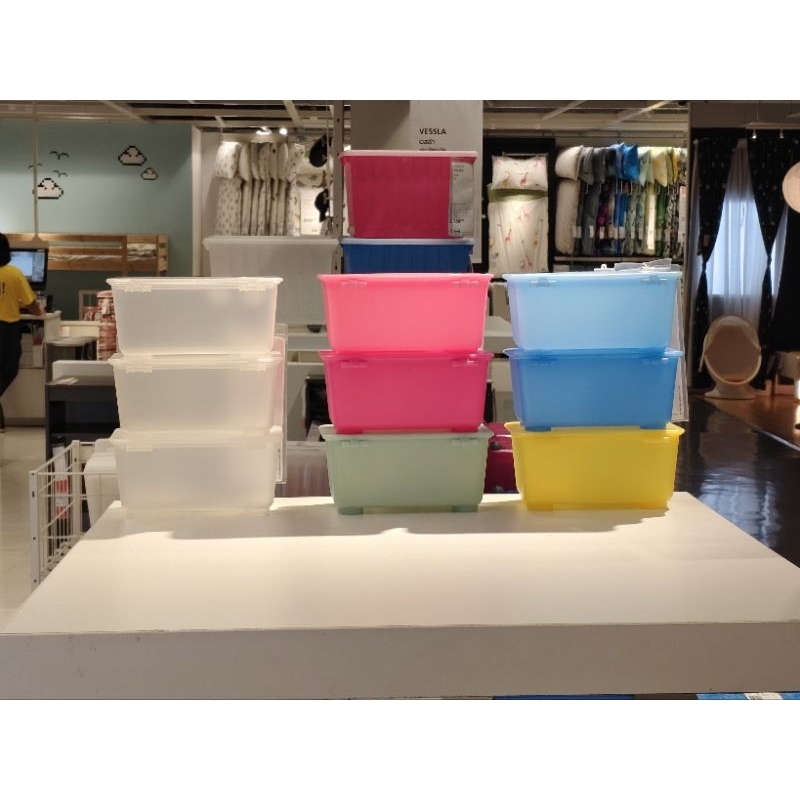 IKEAshopping IKEA GLIS กลีส กล่องพร้อมฝาปิด