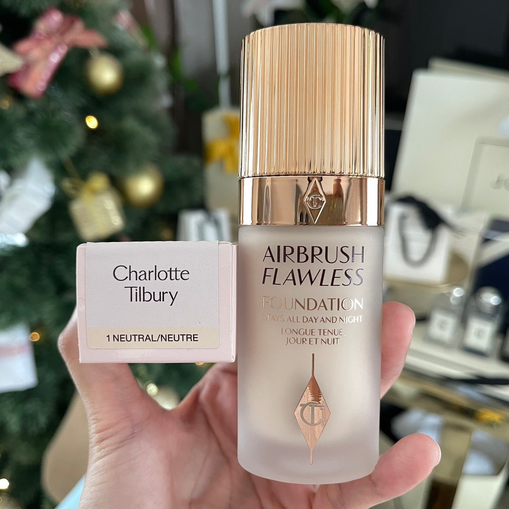 Cha rlotte Til bury Airbru sh Flawless Foundation ขนาด 30ml พร้อมส่ง สี เฉด 1 N Neutral