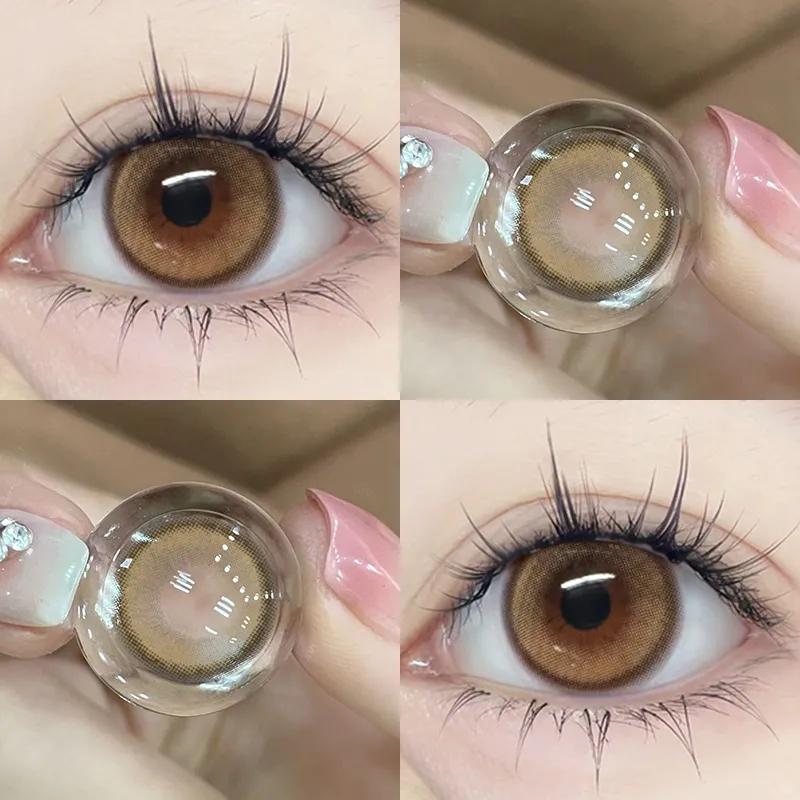 （COD）คอนแทคเลนส์สี 1 คู่ คอนแทคเลนส์ คอนแทคเลนส์ brown คอนแทคเลนส์ mini คอนแทคเลนส์รายวัน คอนแทคเลนส์รายปี